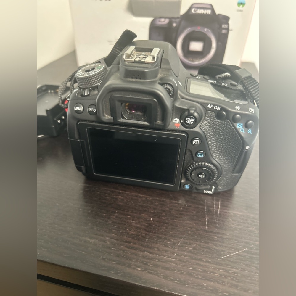 NIB CANON EOS 80D DSLR CAMERA (body only) plus canon Ef 50mm lens